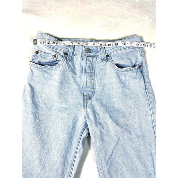 Levi’s 501 Light Wash Jeans W27 L30 - Picture 3 of 8